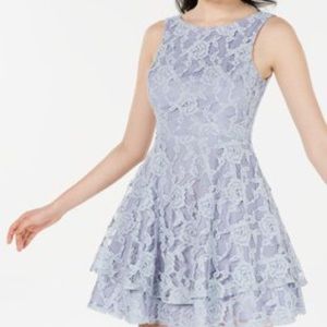 Speechless Blue Floral Dress